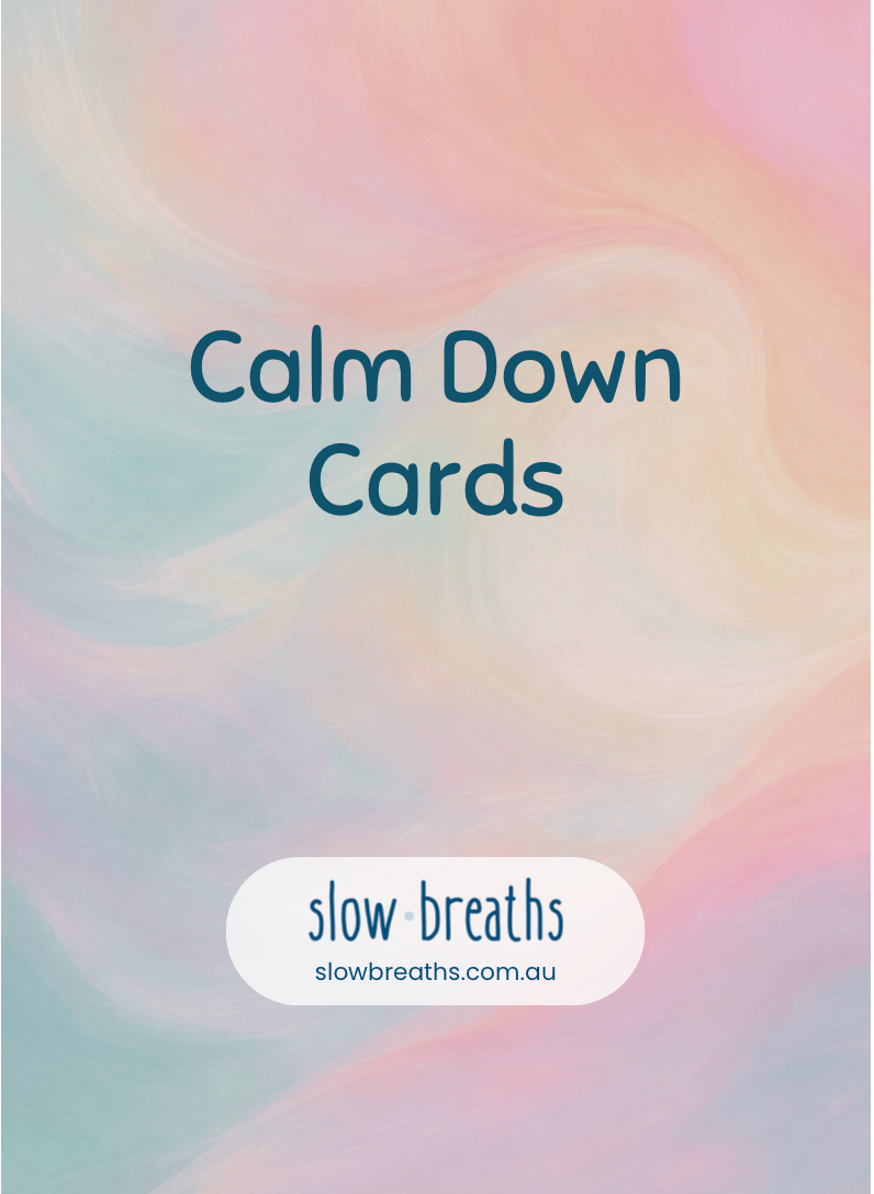 Calm Down Cards